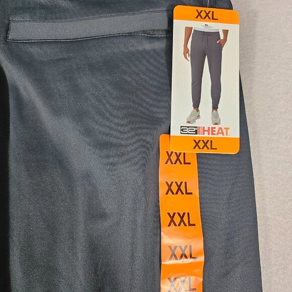 32 Degrees Pants Mens XXL Gray HEAT Performance Jogger Sweat Pants NWT - Picture 9 of 10